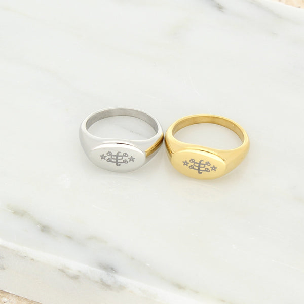 Maconi jewelry Bahai Jewelry signet ring ringstonme symbol