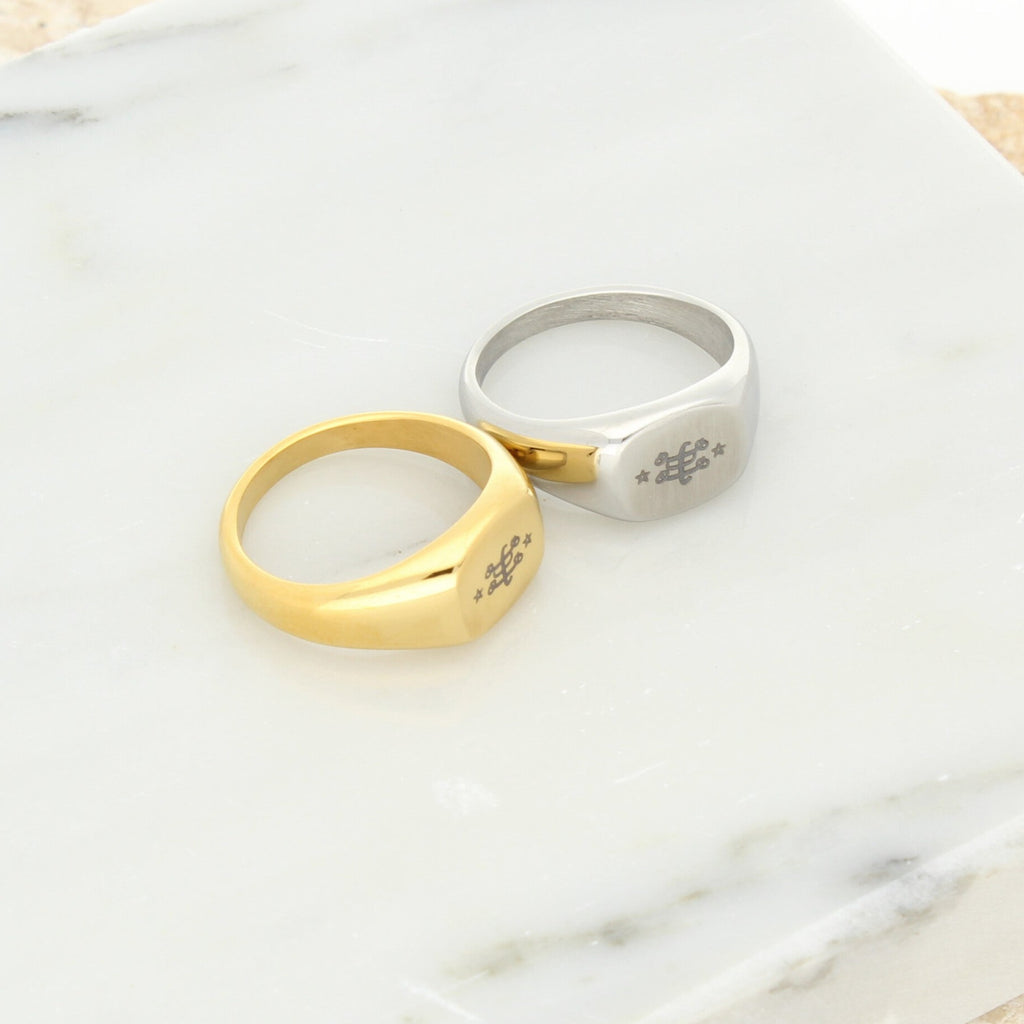 Bahai jewelry Maconi jewelry dignity signet ring ringstone symbol
