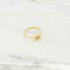 Bahai jewelry stainless steel ring Maconi ringstone symbol gold