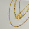 Dignity - #Bahai necklace#9-pointed star#ringstone symbol#greatest name#Bahjai jewelry#stainless steel gold
