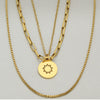 Dignity - #Bahai necklace#9-pointed star#ringstone symbol#greatest name#Bahjai jewelry#stainless steel gold