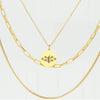 Dignity - #Bahai necklace#9-pointed star#ringstone symbol#greatest name#Bahjai jewelry#stainless steel gold