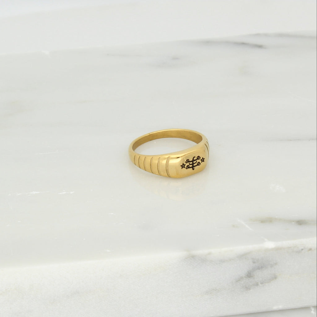 Joy - Bahai ring#Bahai signet ring#Bahai jewelry'Ringstone Symbol#Greatest Name