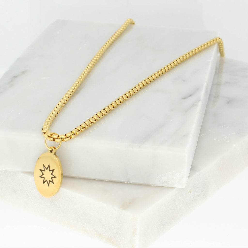 Justice - #Bahai necklace#Bahai jewelry#Ringstone Symbol#Greatest Name#9-Pointed Star