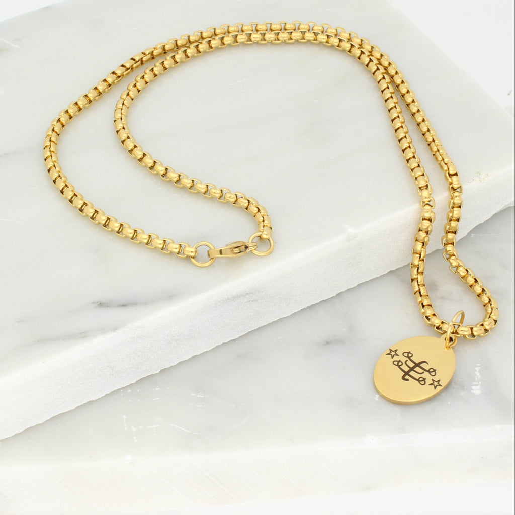 Justice - #Bahai necklace#Bahai jewelry#Ringstone Symbol#Greatest Name#9-Pointed Star